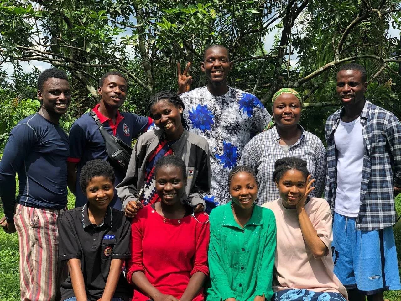 Young people at the BRV Farm Camp