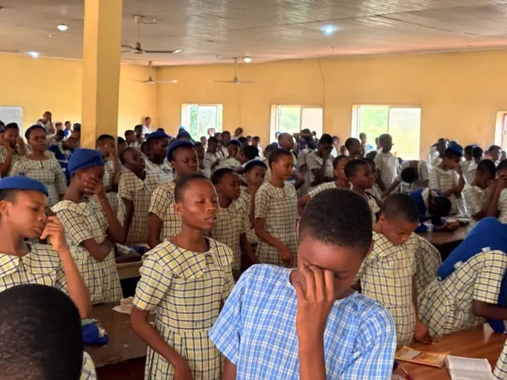 GAMAID school outreach in Abak